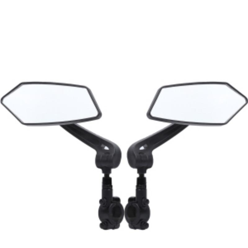 Kolip Bicycle Rear View Mirror Extra Large 2 Pieces 360 Degree Rear View Mirrors For Bicycle Ebike Mountain Bike MTB (Left + Right) left and right pair