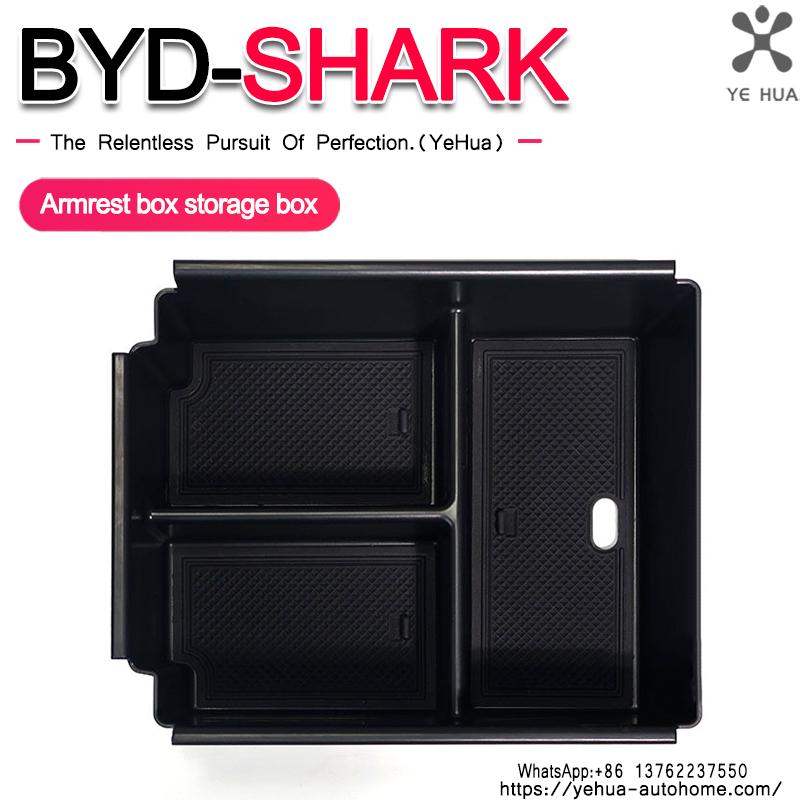 ABS Center Console Storage Box for BYD Shark 6 2024 2025 Key storage box Armrest Car Accessory Auto Tools