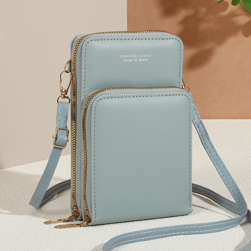 Elegant Fashion Phone Wallet for Women Slim Compact Secure Design for Travel Essential Fits Phone Large Bills Cards Small Make