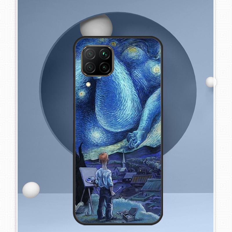 Van Gogh Starry Night For Huawei Nova 12s 12i 11i 8i Y91 Y60 Y70 Y72 Y90 Y61 9 10 SE P20 P40 Lite P30 P60 Pro Case