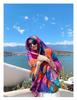 Women's Ethnic Style Silk Scarf: Extra Large, Versatile Sun Protection Shawl for Summer