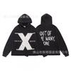 Oversized Long Sleeve T-Shirt Teens Casual Printed Cotton Blend Top All-Season Streetwear