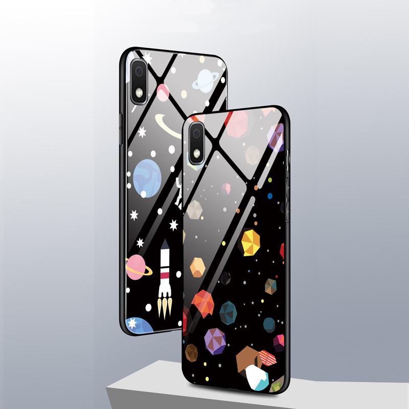 Rocket Case Buy Cartoon Geometric Celestial Rocket Glass Phone Case for iPhone XS ...