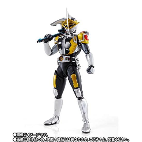 item Kamen Rider Rod Form Figure Action Figure Character Base Style Metallic Blue Gold Ax Head Type No-brand Den-O Form/Ax (Tokusatsu)