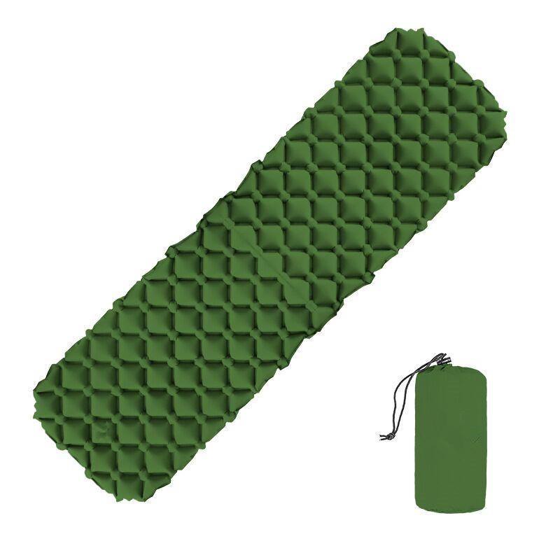 Inflatable Sleeping Pad | Portable Ultralight Moisture-Proof Mattress Easy Inflate Foldable Air Bed for Camping Backpacking