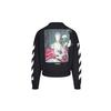 C/O Virgil Abloh Men'S Black Diag Mariana De Silva Over Sweatshirt OMBA035E19E300051088