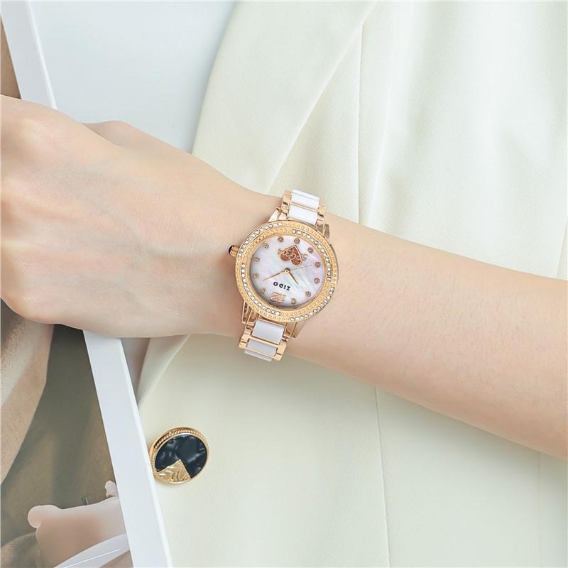 Orologio da Donna in Quarzo Ceramico Sintetico - Design di Nicchia di Alta Gamma