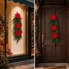 Realistic Artificial Christmas Wreath Lifelike Christmas Wreath Ornaments  Home Decor