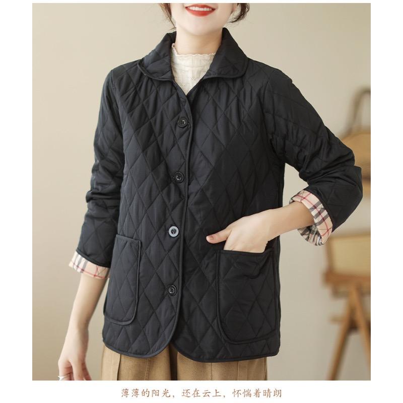 Bavlněná teplá zimní dámská krátká bunda