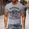 Men's Classic T-shirt Summer T-shirt Women's Casual Short Sleeve Round Neck Top