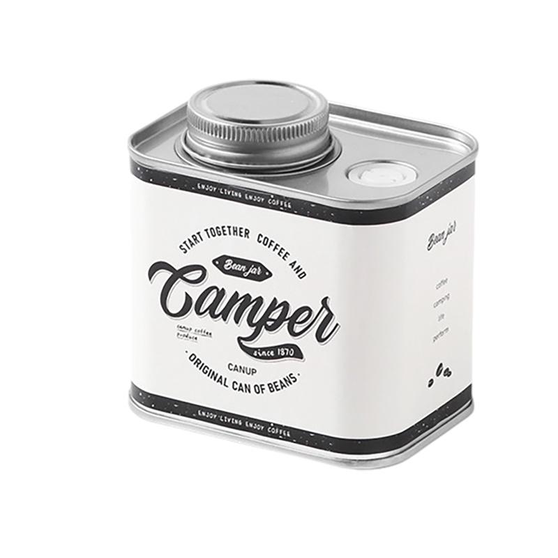 

Ins Style Coffee Bean Sealed Canister Outdoor Camping Tin Box For Food Grade Packaging And Storage белый