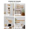 2/4 Stück Selbstklebende Korkstreifen Wandorganizer Pinnstreifen Memoboard Fotoanzeige Heim-Büro-Dekor