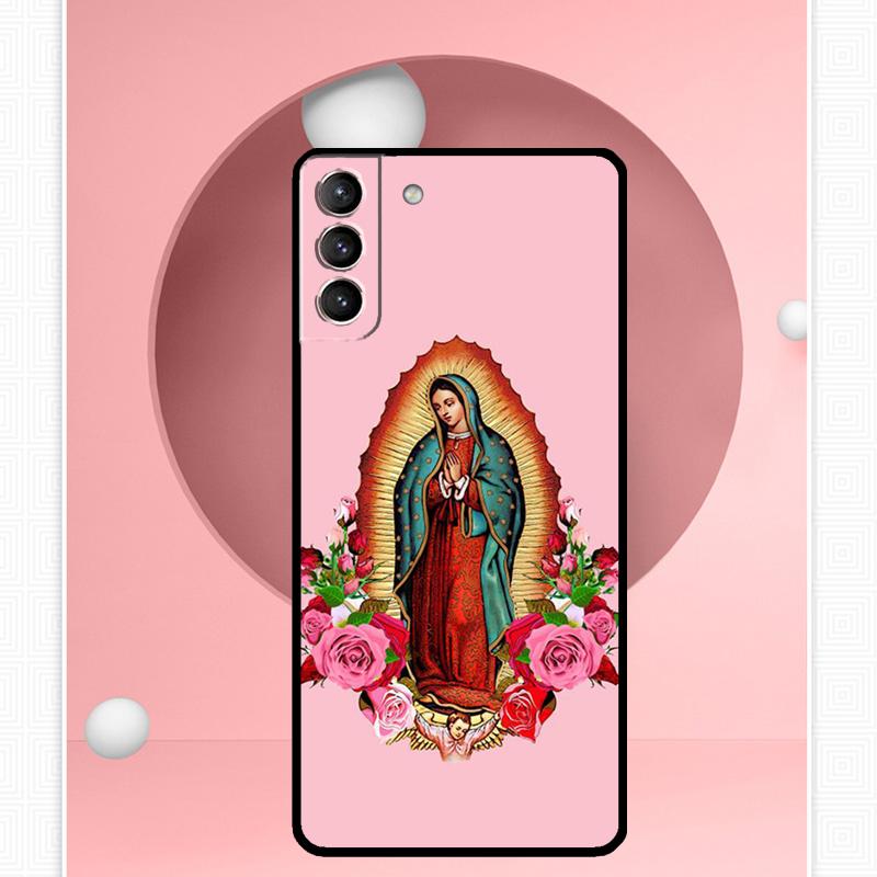 

Чехол Virgen De Guadalupe Virgin Mary для Samsung Galaxy S24 Ultra S22 Plus S20 S21 FE S8 S9 S10 Note 10 20 S23 Ultra Cover Galaxy S9 Plus