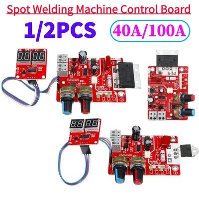 NY-D01 40A/100A Placa de Controle para Máquina de Solda a Ponto Tempo Corrente Ajustáveis Placa para Máquina de Solda a Ponto Peças de Bateria Portátil