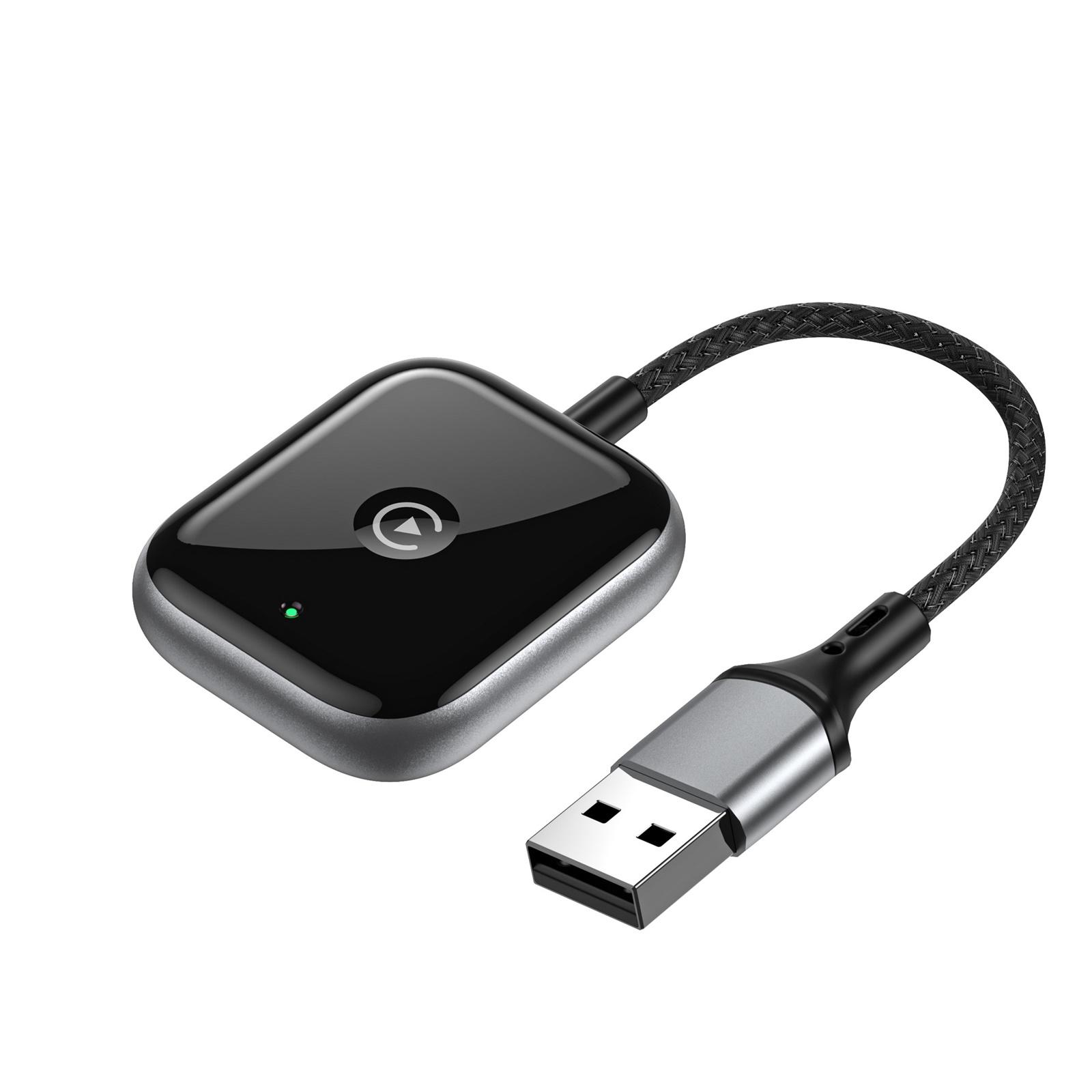 

Wireless Adapter For Easy To Upgrade Wired To Wireless, Instant Connectivity, Super For Fit For Cars One Size чёрный