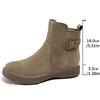Side Zipper Foreign Trade Platform Short Boots Women's Spot Large Size Retro Belt Buckle Martin Boots 2025 Autumn New