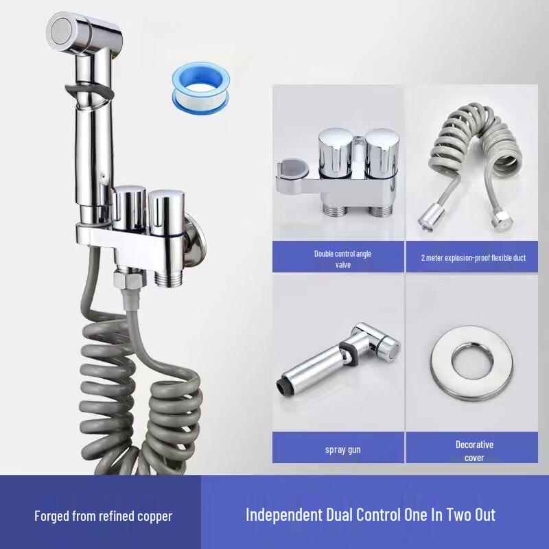 SIOYIE All-Copper Toilet Bidet Sprayer Set