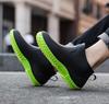 Damen wasserdichte rutschfeste gefütterte niedrig geschnittene Regenstiefel im koreanischen Stil - Modische warme Outdoor-Bekleidung