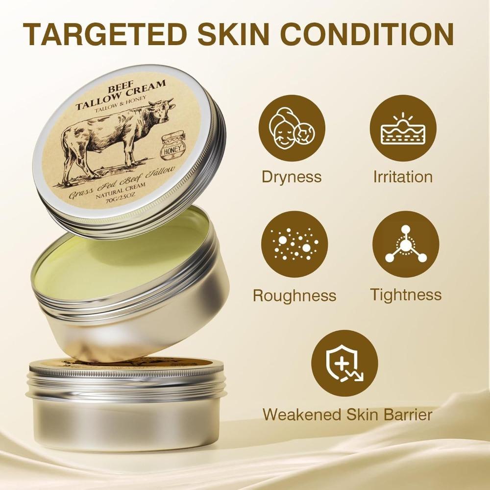 Whole Body Care Beef Tallow Balm Natural Organic Tallow Face Moisturizer For All Skin Types