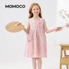 MOMOCO Girls' Sleeveless Cotton Summer Dress
