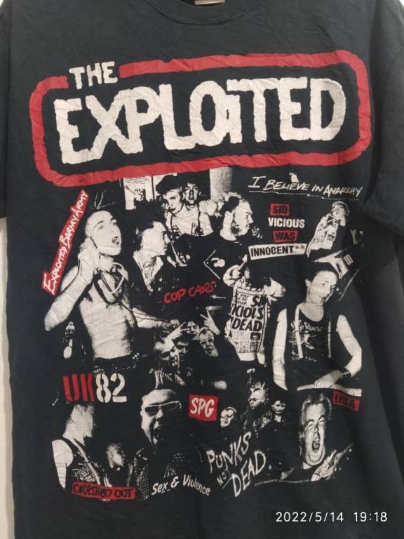 The Exploited Band Black Short Sleeve Cotton T-shirt Unisex S5XL VN1752 M