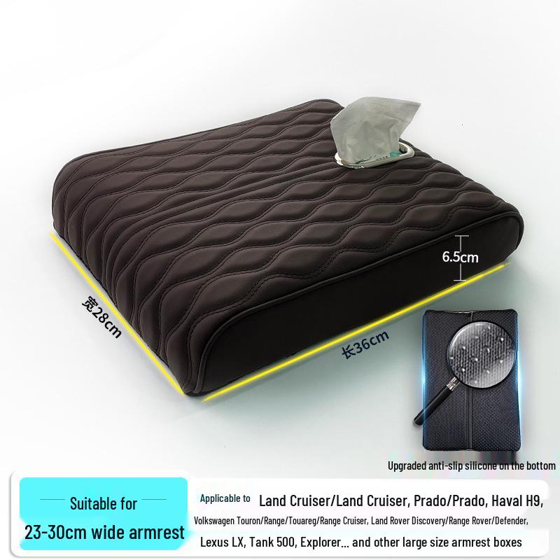 Memory Foam Armrest Riser Pad for Tank 300/500 - Wide, Thick Car Center Pillow