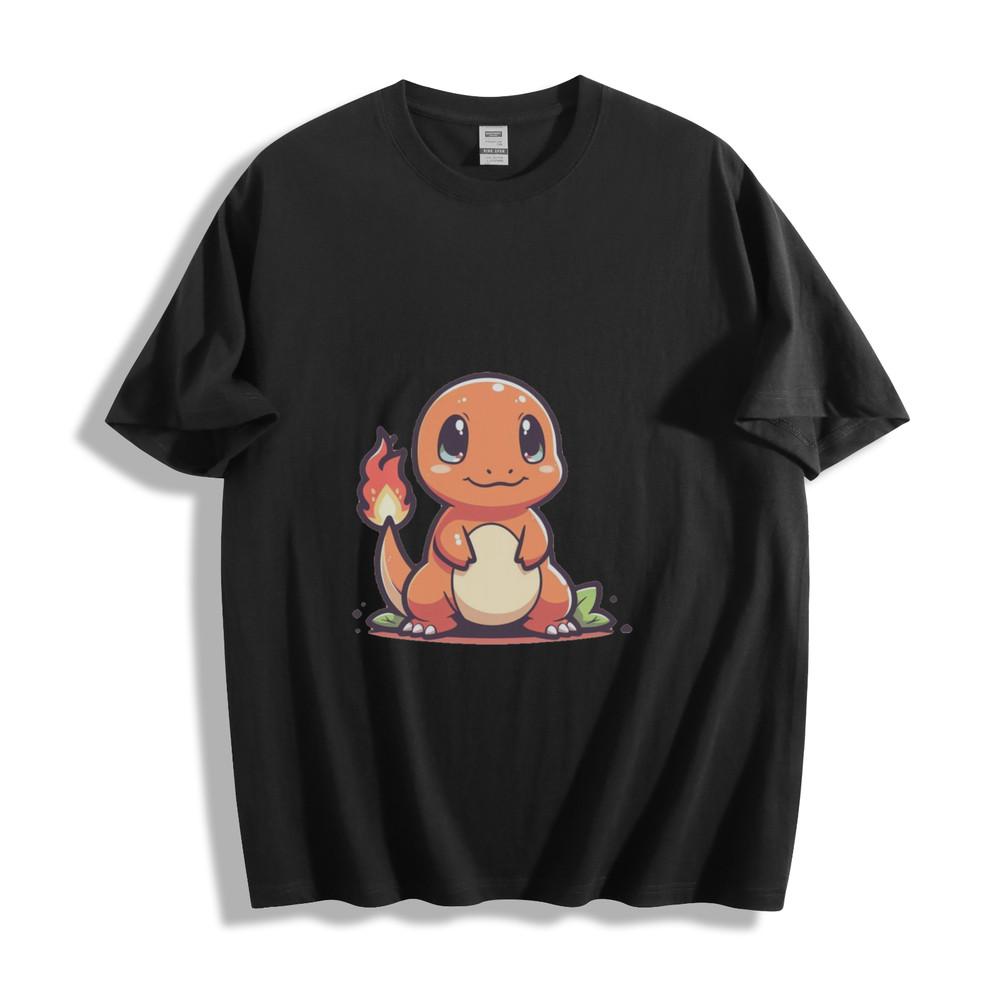 Chibi Charizard Blaze Tee - Fierce Pokémon-Inspired Unisex T-Shirt