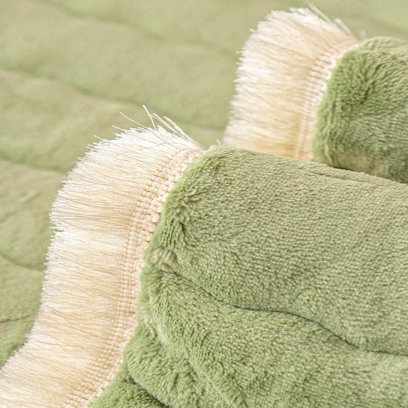 Plain Cover For Sofa And Armchairs Flannel Fleece In Living Rooms 4 Seater Non -Slip Plush Corner Couch Recliner Slipcover Soft