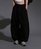 LIKE THE MOST Pintuck Ver2 Wide Training Pants [Black]