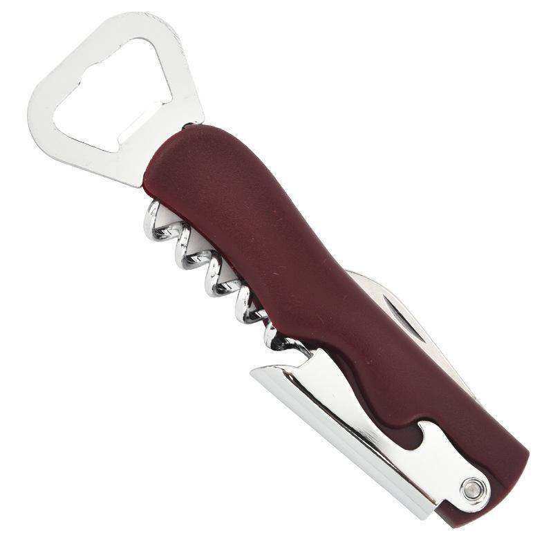 Plastic Stainless Steel Multi-functional Wine and Beer Bottle Opener