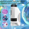 Adjustable Kids Microscope Up To 300x Kids Science Microscop Pocket Microscope Toys  for Kids Gift