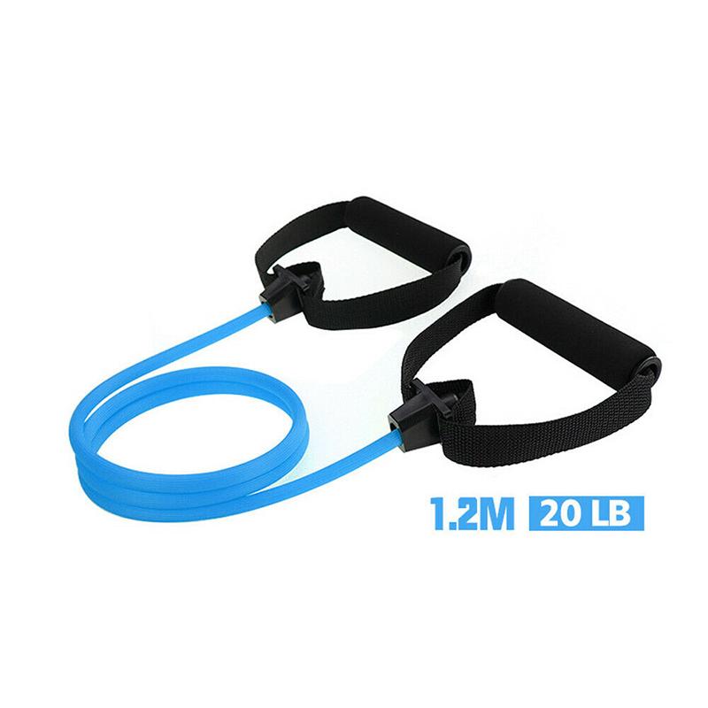 Fitness Exercise Cords Pull Rope Stretch Resistance Bands Elastic Yoga Training