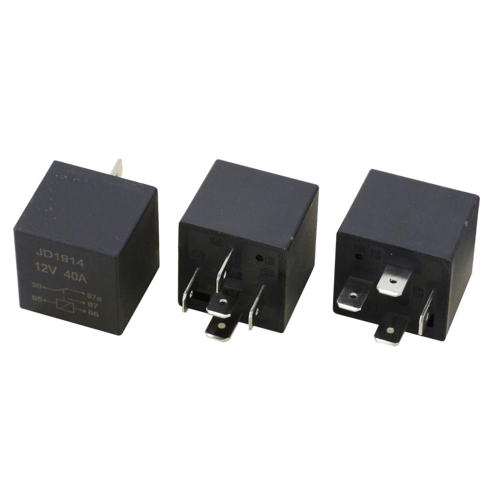 1PC Automotive Relay JD1914/JD2912 80A/40A 12V/24V 4/5 Pin No Backrest Copper Small Waterproof Relay Lighting Controller Relays 5