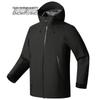 SNOWFLYING Men's Hooded High-Collar Casual Jacket