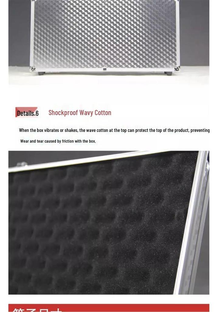 KTV Portable Wireless Microphone Storage: 2-Piece Aluminum Case for Handheld & Lavalier Mics.