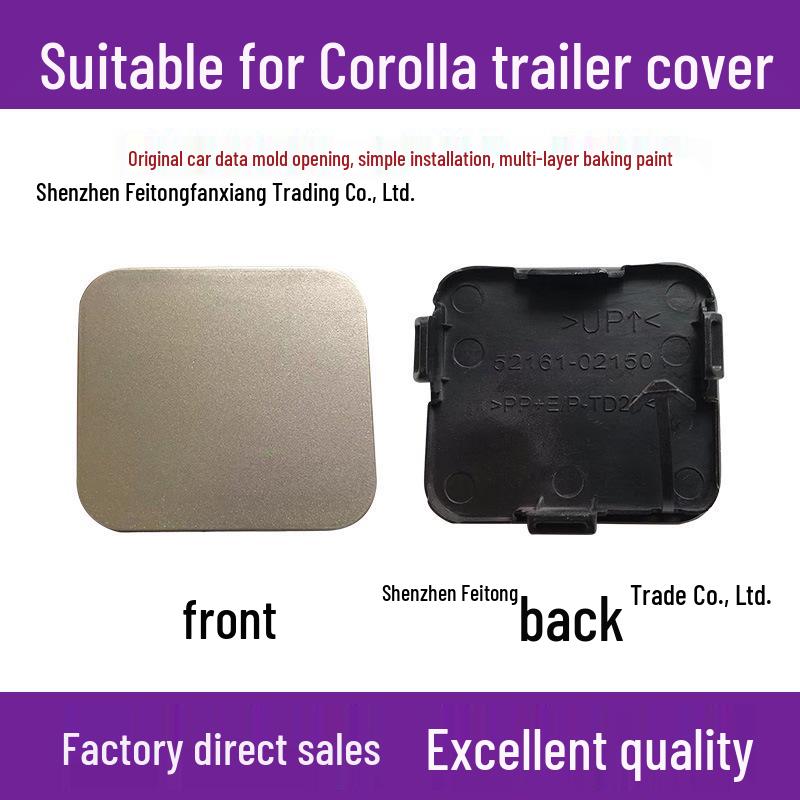 Rear Tow Hook Cover for 2019-2025 Toyota Corolla Bumper