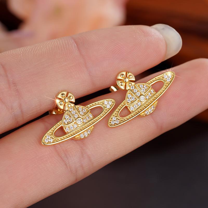 Earrings Girl, Flower Planet Cosmic Ornament, Sweet Wind Earrings