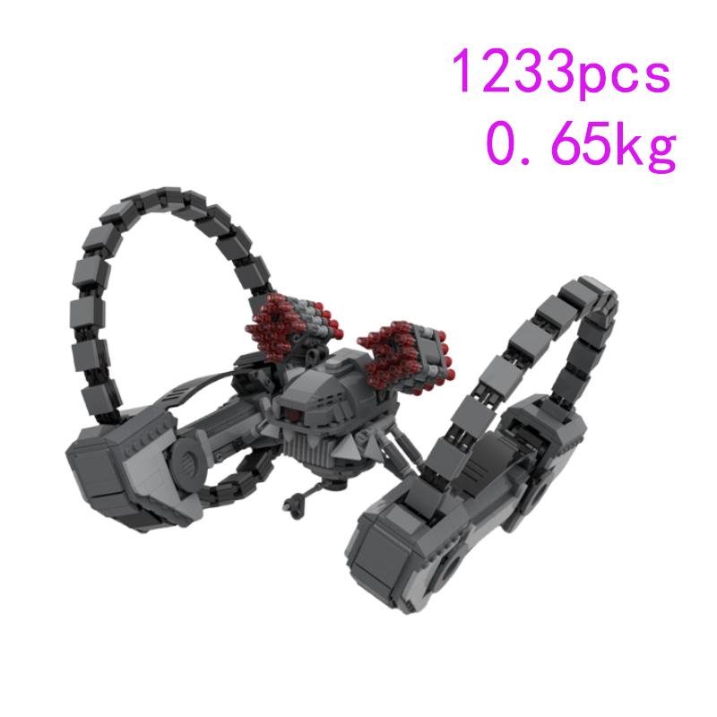 Spot MOC-27772 robot 37121 ship 57178 ship small particle assembly building blocks educational toy model gift set ornaments
