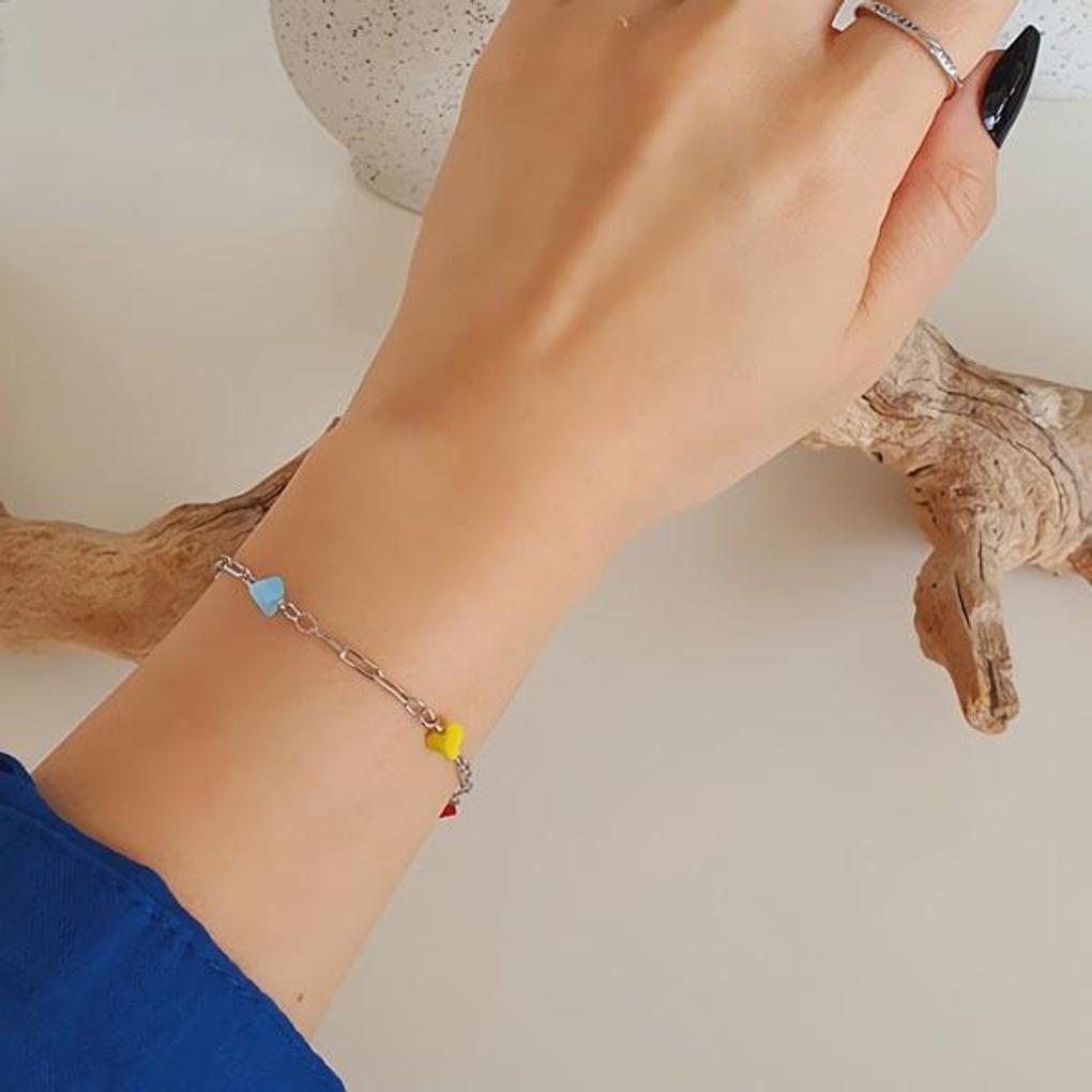 Women's Multi-Arc Chain Bracelet (Kitchen Multi-Acrylic)