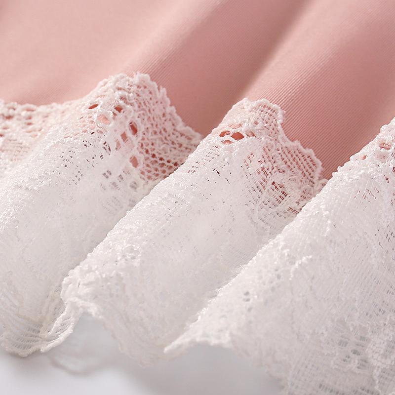 Sexy Seamless Women's Briefs Lace Trim Spliced Ice Silk Panties One-piece Low-rise Close-fitting Triangle Underwear