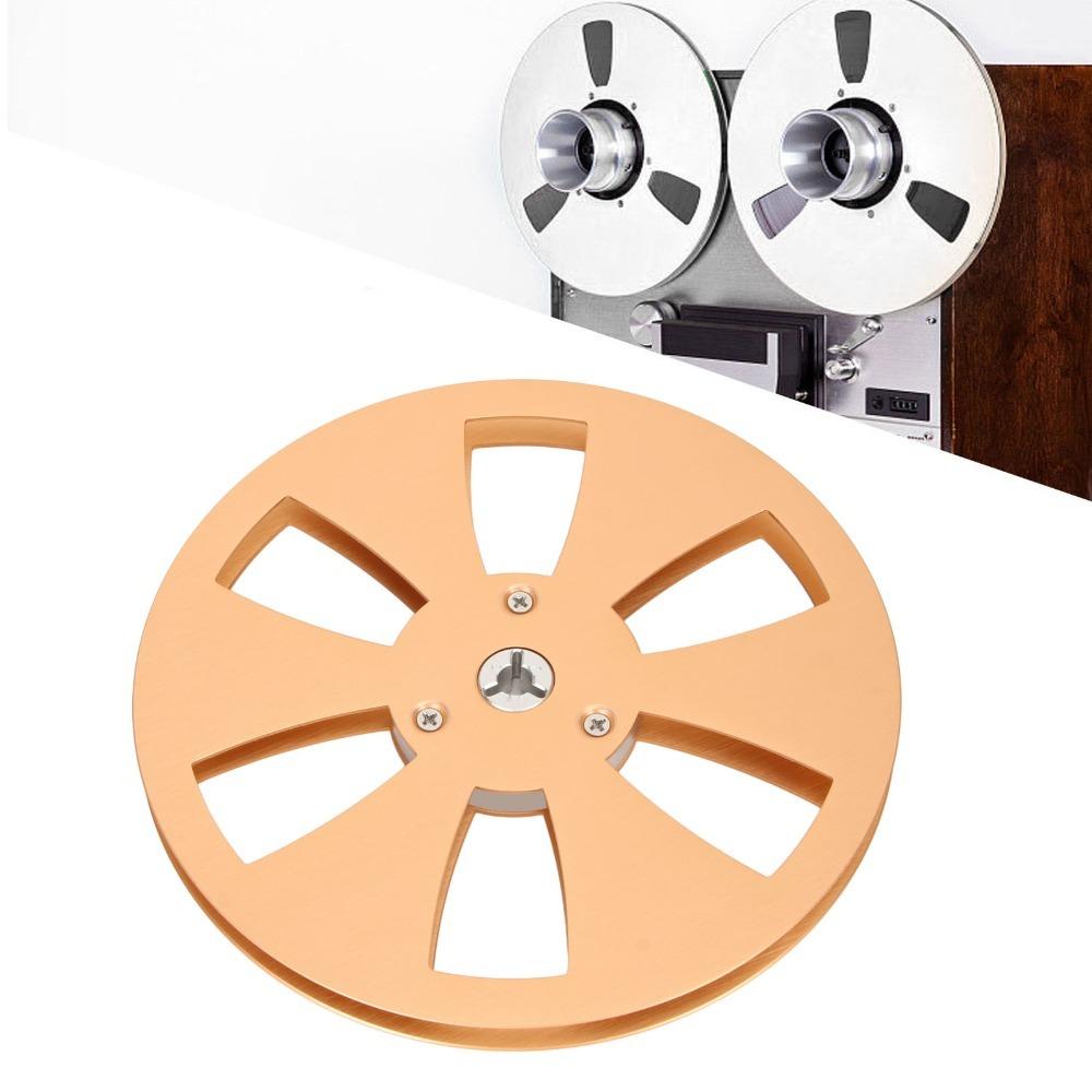 Bobina di riavvolgimento per nastro magnetico 6 fori 1/4 7 pollici Bobina per macchina Bobina aperta vuota per registratore a nastro