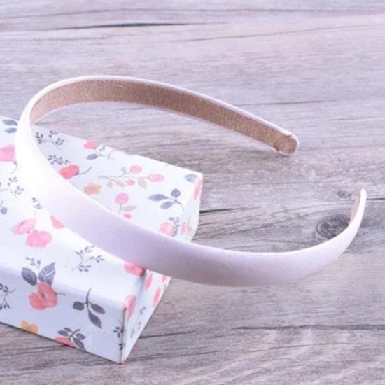 24 Stück/Los Satin Kunststoff Stirnband Einfarbig Haarbänder Kinder Schlichtes Haarband Kopfreifen Haarschmuck Für Frauen 15MM Breit