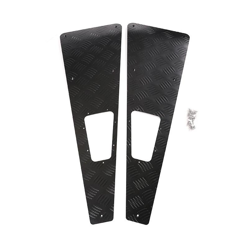 For Land Rover Defender 90 110 130 2004-2018 Aluminum Alloy Black Car Hood Protection Panel Decorate Stickers Car Accessories