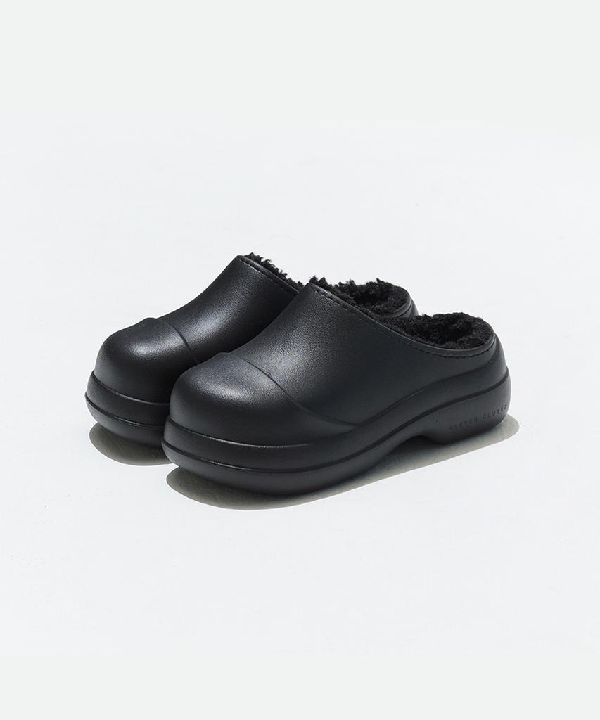 Clcl Wednesday Evening Winter Clogs - Midnight Black