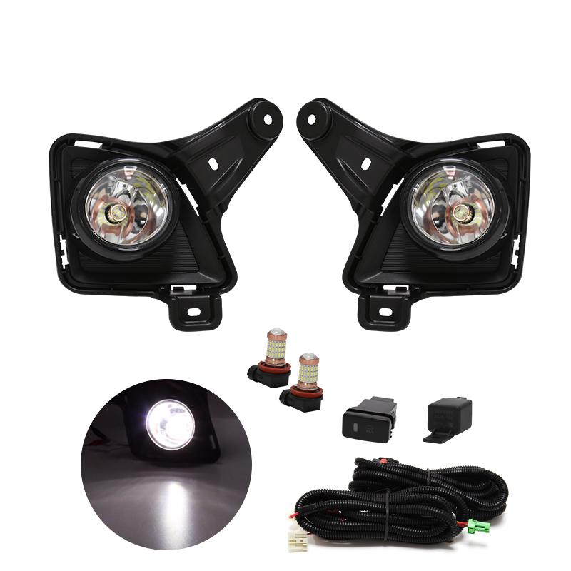 LED DRL Fog Lights For Toyota Hiace 2012-2013 For Toyota Quantam 2012-2013 Headlights Fog Light Car Accessories 12V