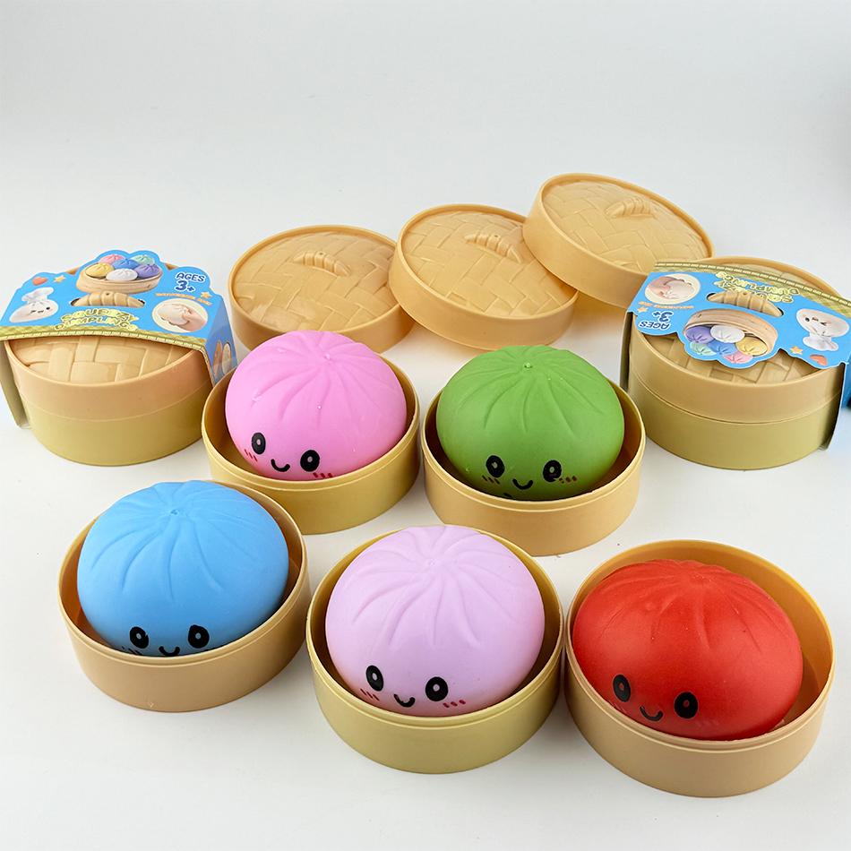 Beliebte bunte simulierte Knödel Blindbox Squishy Entspannend Angst Antistress Ablassen Rückprall Quetsch Linderer Spielzeug Geschenk