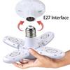 E27 LED Fan Blade Light Garage Light Deformable AC85-265V 28W Folding Ceiling Light Workshop Lamp LED Home Ceiling Lighting
