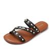 Ethnic Style Outside Wearing Sandals Bohemian Beaded Retro Roman Vacation