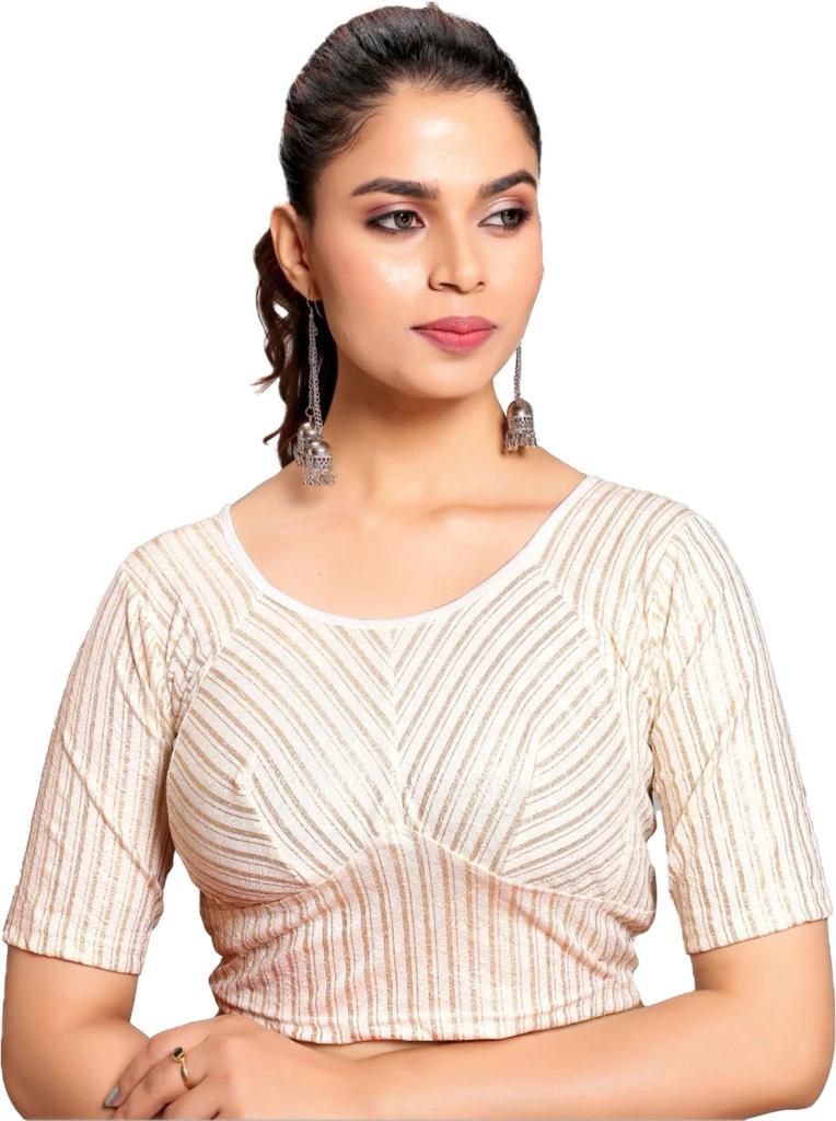 Indian Women Party Wear Ethnic Choli Beautiful Ready To Wear Laycra Blend Blouse