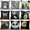 Nightmare Before Christmas Decorative Cushion Cover For Ghost Head Design Waist